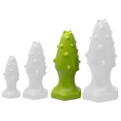 ToppedMonster Plug silicone Monster Spike L 14 x 5.5cm Vert